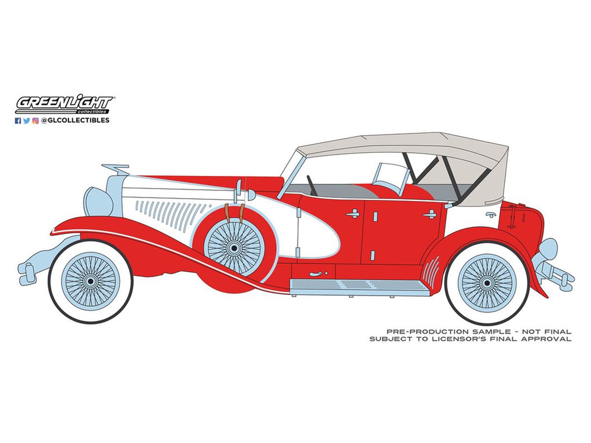 1/18 GreenLight Duesenberg II SJ - Red and White (Top-Up) | HLJ.co.jp