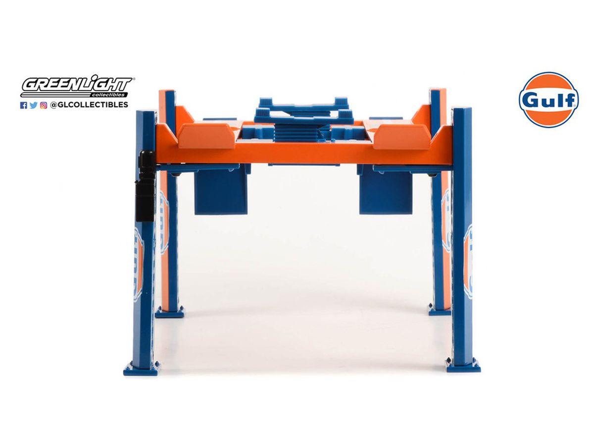 1/18 GreenLight Four-Post Lift - Gulf Oil #2 | HLJ.co.jp