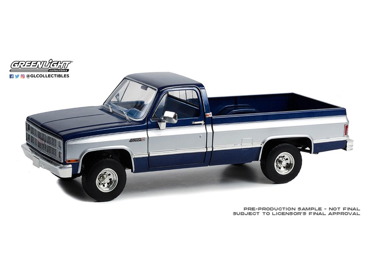 GreenLight/'84 GMC K-2500 Sierraシエラ 1/18 1/18 GreenLight 1984 GMC K-2500 Sierra Grande Wideside - Dark Blue