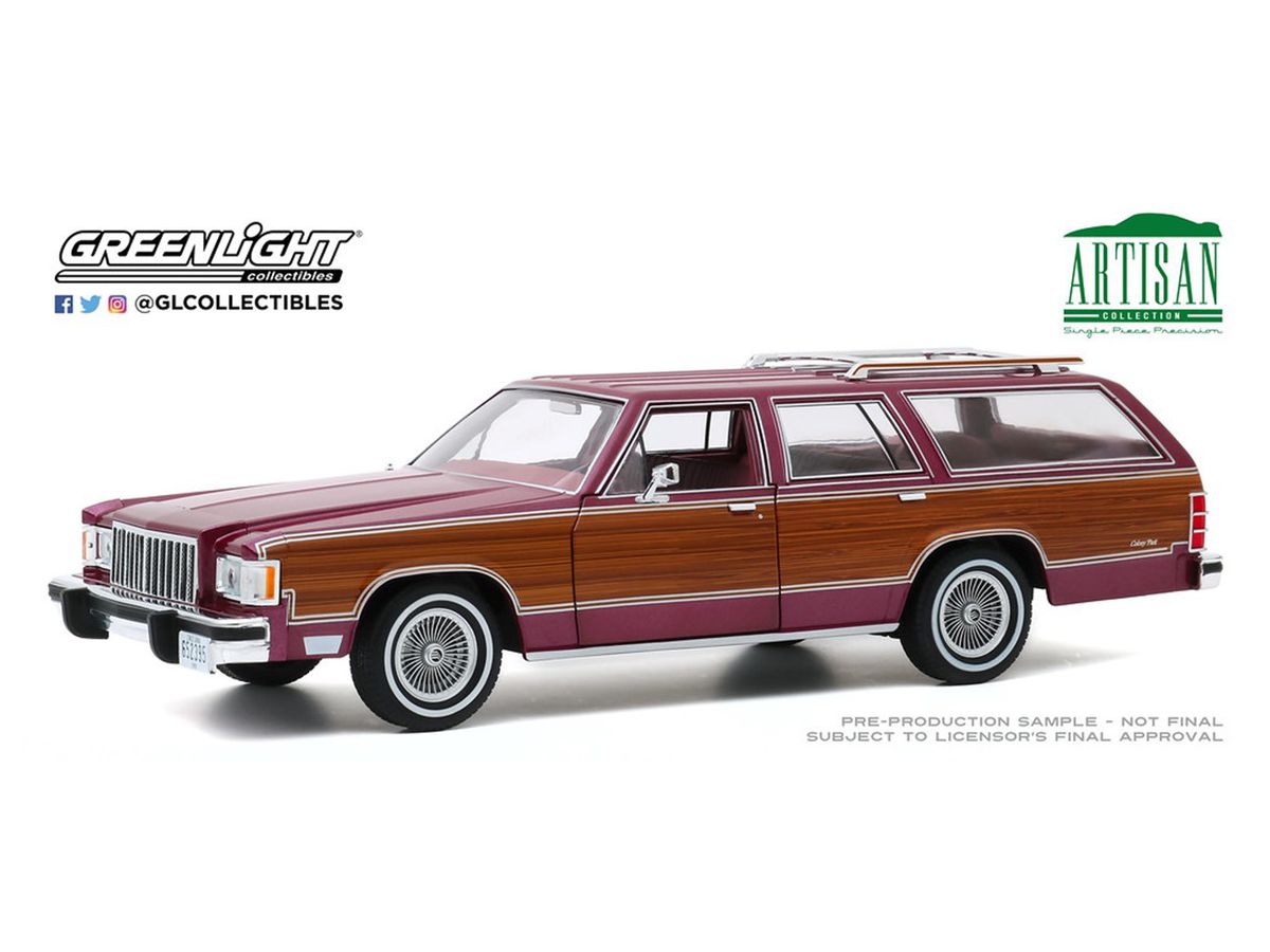 1/18 GreenLight Artisan Collection 1985 Mercury Grand Marquis