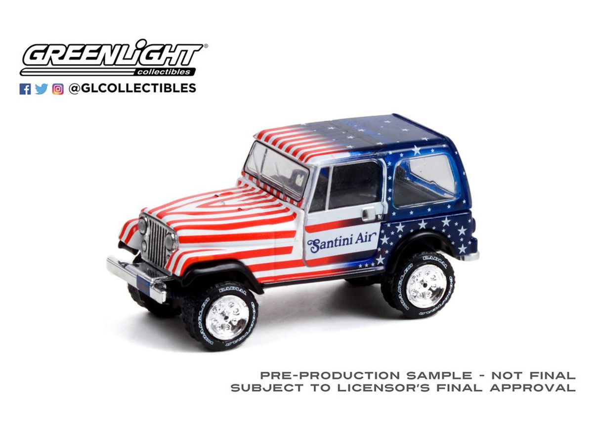 1/64 GreenLight 1982 Jeep CJ-7 - Santini Air | HLJ.co.jp