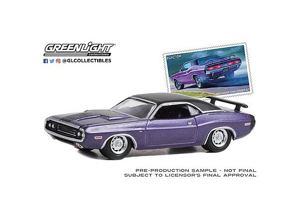 美品 greenlight 1970 DODGE CHALLENGER R/T グリーンライト1970 Dodge Challenger R/T ミニカー - メルカリ