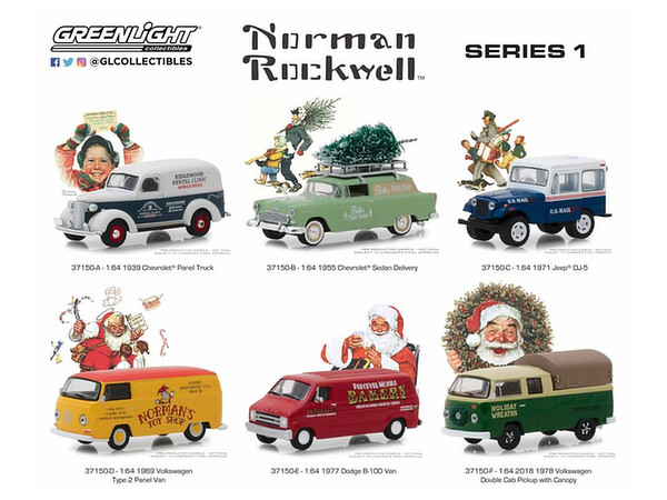 1/64 ノーマン・ロックウェル シリーズ 1: 1Box 6pcs | HLJ.co.jp