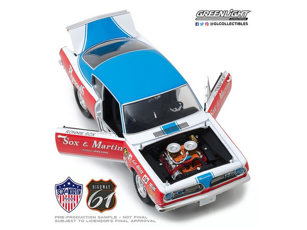1/18 Highway 61 1968 Plymouth Barracuda Sox & Martin | HLJ.co.jp