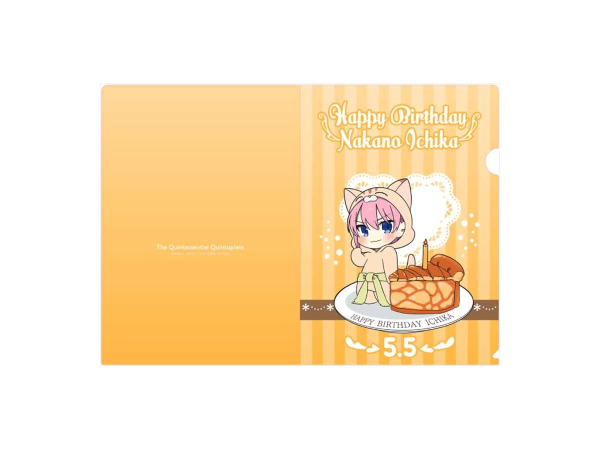 五等分の花嫁 あにまるっこクリアファイル/2020 バースデーver./一花