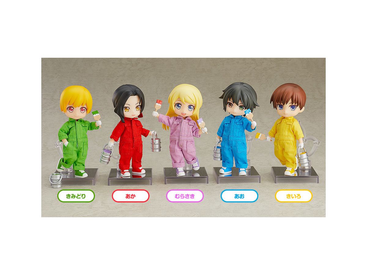 ねんどろいどどーる おようふくセット (カラフルつなぎ:きいろ) | HLJ