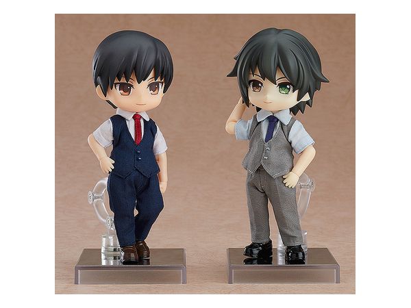 ねんどろいどどーる おようふくセット スーツ ネイビーとグレー　新品　未開封品 ねんどろいどどーる おようふくセット スーツ（グレー）