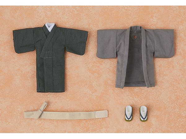 ねんどろいどどーる おようふくセット 着物 Boy(グレー) ねんどろいどどーる おようふくセット 着物 Boy（ネイビー/グレー）