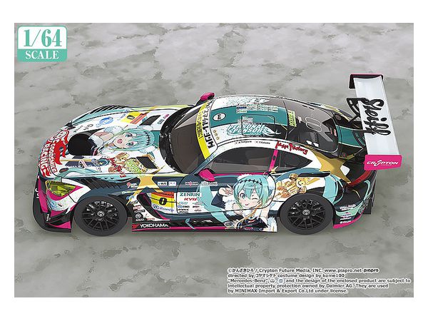 グッドスマイル 初音ミク AMG 2018 SUPER GT 1/64 ミニカー 1/64 グッドスマイル 初音ミク AMG 2018 SUPER GT ver.