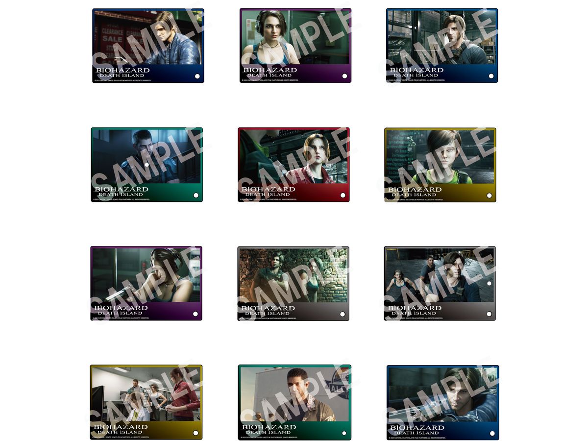 バイオハザード デスアイランド トレーディング アクリルプレート 全12種コンプ バイオハザード デスアイランド トレーディング アクリル