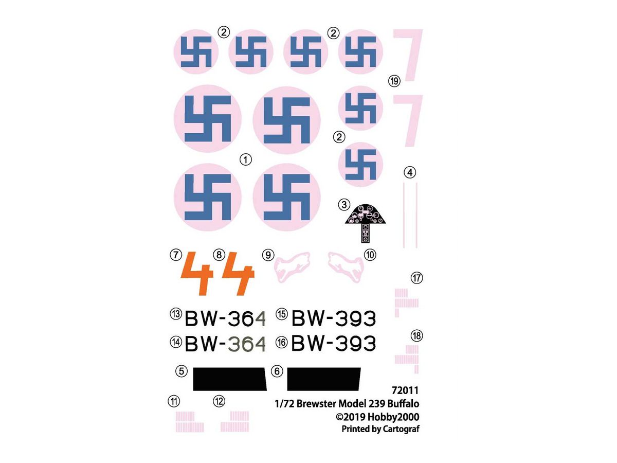 1 72 ブルースター 239 バッファロー フィンランドエースパイロット By ホビー00 ホビーリンク ジャパン