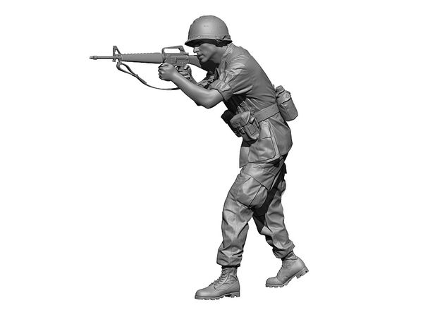 【ご依頼品】　ベトナム戦　アメリカ軍兵士 DAM】PES010 1/12 POCKET ELITE SERIES: ARMY 25th Infantry