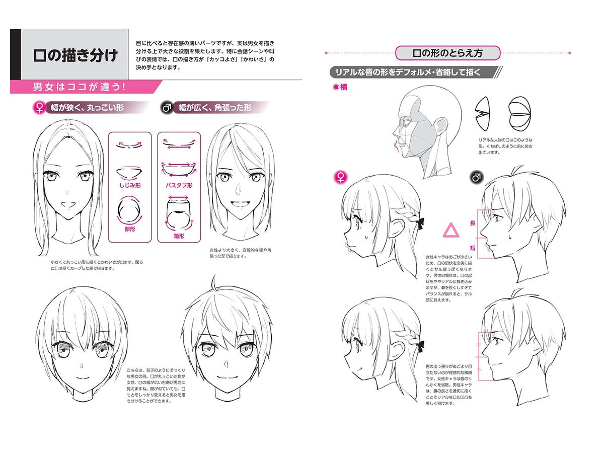 男女の顔の描き分け 角度別 年齢別 表情別のキャラデッサン By ホビージャパン ホビーリンク ジャパン 男女の顔の描き分け 角度別 年齢別 表情別のキャラデッサン By ホビージャパン ホビーリンク ジャパン