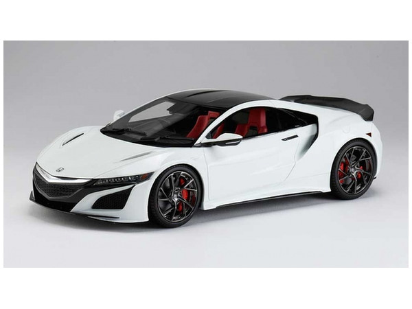 ミニカー　1/18 ホンダ NSX 2016 メーカーオプション搭載車(ホワイト) [HJ1802SW] 1/18 ホンダ NSX 2016 (メーカーオプション搭載車) ホワイト
