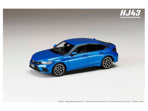 1/43 ホンダシビック (FL1) LX プレミアムクリスタルブルー