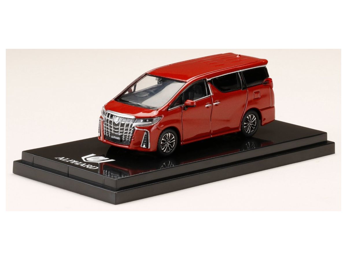 アルファード エアロタイプ 1/64 ミニカー ダークレッドマイカメタリック 1/64 トヨタ アルファード (H30W) エアロタイプ ダークレッド