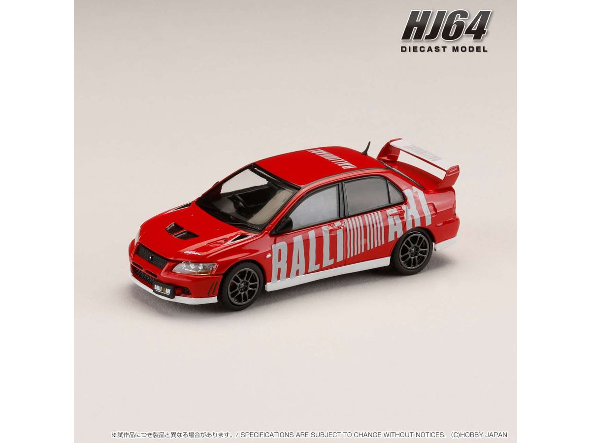 1/64 三菱ランサーエボリューション 7 GSR RALLIART パルマレッド | HLJ.co.jp