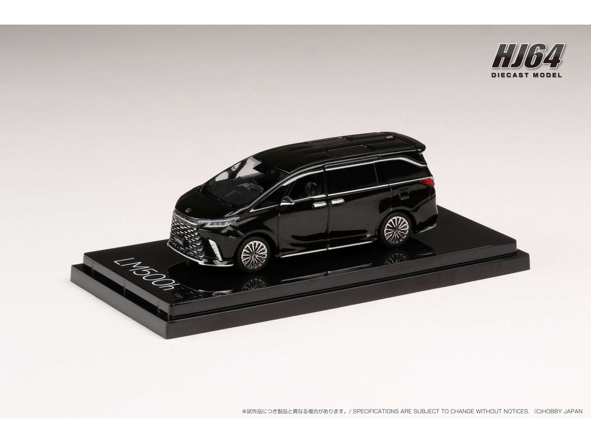 1/64 LEXUS LM 500h (RHD) / 6座 グラファイトブラックガラスフレーク