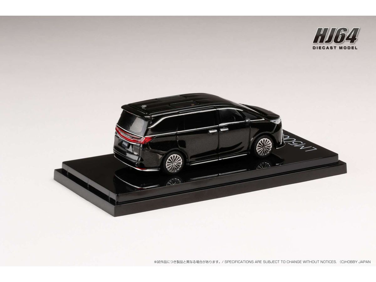 1/64 LEXUS LM 500h (RHD) / 6座 グラファイトブラックガラスフレーク