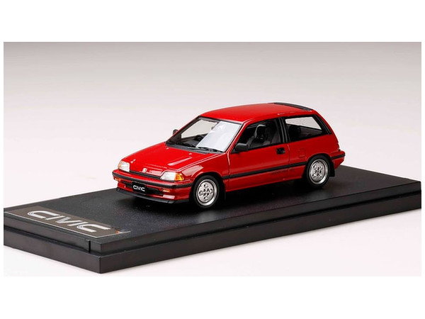 ホンダ ワンダー シビック Si SAPI MODELS 希少品 1/43レッド 1/43 ホンダ シビック Si (AT) 1984 (ワンダーシビック) レッド