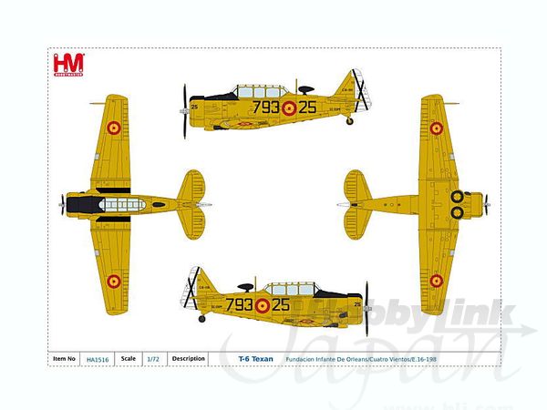1/72 T-6 テキサンスペイン空軍 | HLJ.co.jp