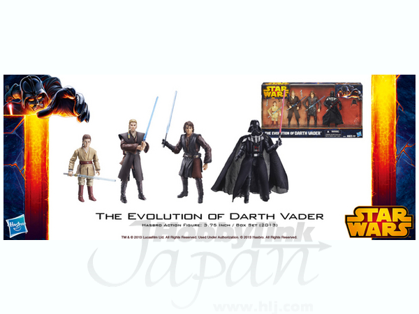ダース・ベイダーの進化 2013年版 3.75インチボックスセット ダース・ベイダーの進化 2013年版 3.75インチボックスセット スター