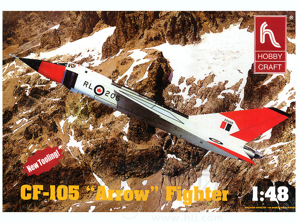 1/48 ホビークラフトCF-105 アロー 1/48 CF-105 アローファイター | HLJ.co.jp