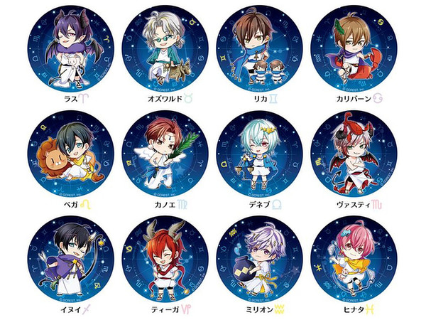 夢王国と眠れる100人の王子様 ツインフェイスコレクション缶バッジVol