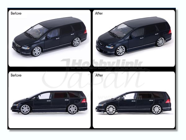 ホットワークス　1/24 ホンダ オデッセイ Amazon.co.jp: HOT WORKS ホンダ オデッセイ 無限 1/24 ミニカー