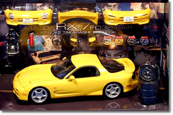 ホットワークス　FD3S  RX-7  頭文字D 高橋啓介仕様 高橋啓介 FD3S RX-7 プロジェクトD仕様 - AOSHIMA SCALE MODEL