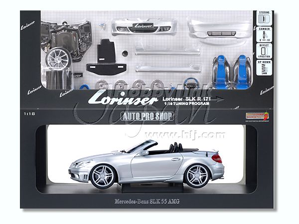 メルセデスベンツ SLK 55 AMG ロリンザー 1/18 ☆HOT WORKS