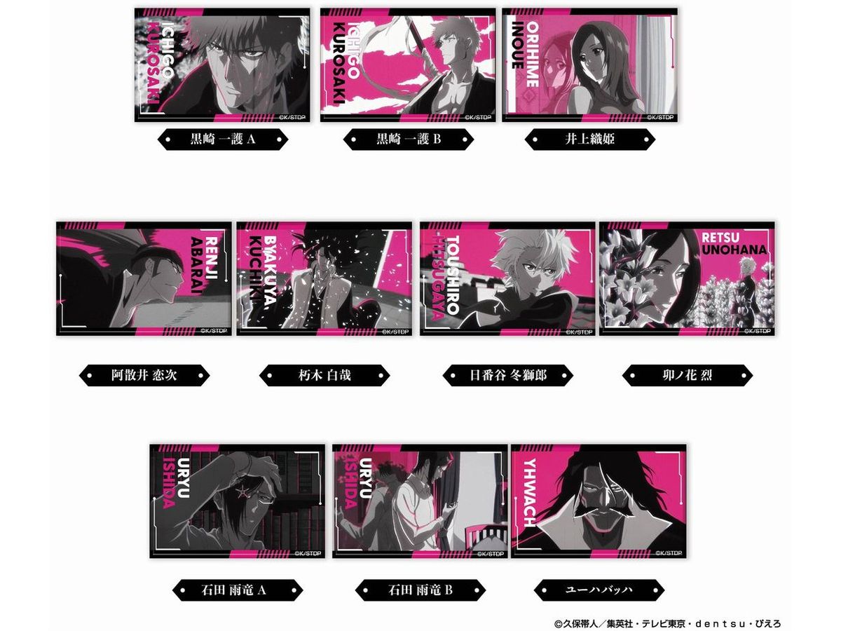 BLEACH 千年血戦篇 スクエアCANバッジ 1Box 10pcs | HLJ.co.jp