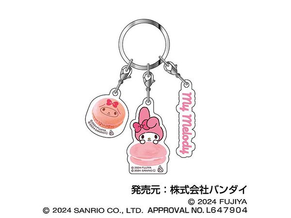 サンリオキャラクターズ マカロン 3連アクリルキーホルダー02
