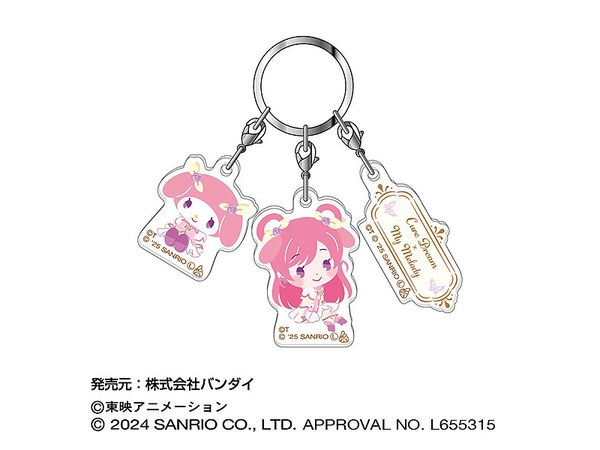 Yes! プリキュア5GoGo! x サンリオキャラクターズ: 3連アクリル