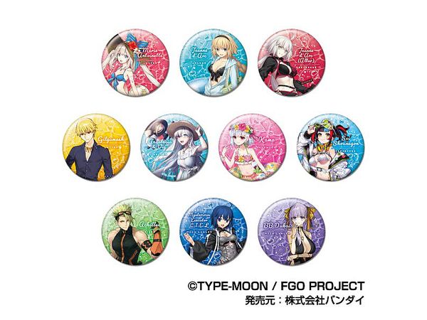 グリッターCANバッジ Fate/Grand Order C BOX 1Box 10pcs | HLJ.co.jp