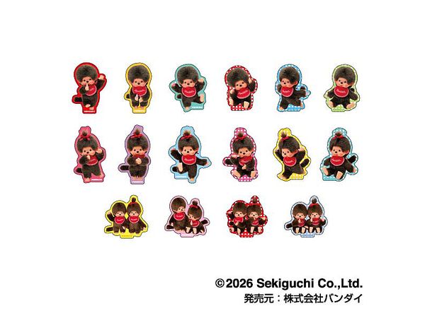 デバイスステッカー モンチッチ Vol.3 1Box 16pcs | HLJ.co.jp