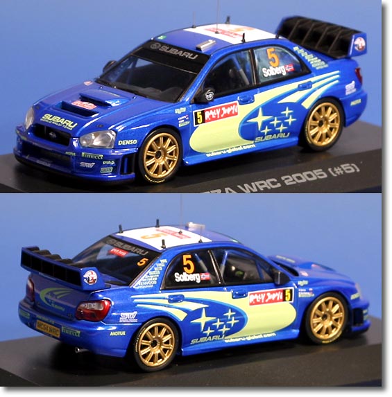 1/43スバルインプレッサ.WRC05． 1/43 Subaru Impreza S11 WRC `05 Rally Japan 2005 #5 P