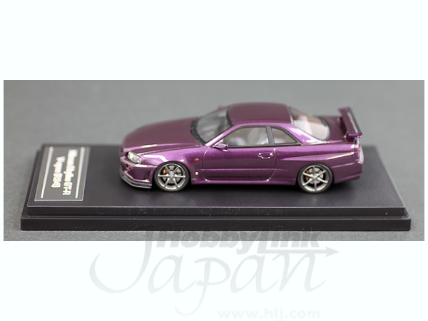 1/43 ニッサン スカイライン GT-R V-Spec R34 ミッドナイトパープル II