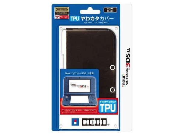 N3DSL TPUやわカタカバー クリアブラック New 3DSLL用 TPUやわカタカバー クリアブラック | HLJ.co.jp