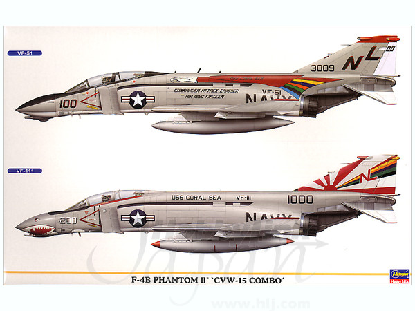 F-4B PHANTOM II CVW-15 COMBO ２機セット　1/72 1/72 F-4B ファントム 2 CVW-15 コンボ (2機セット) | HLJ.co.jp