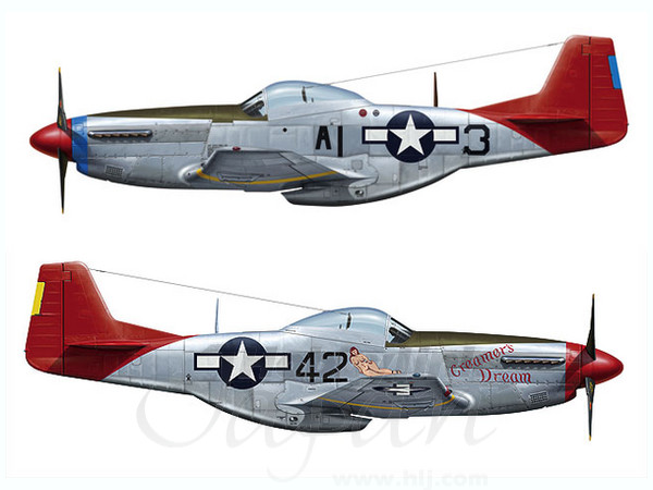 1/72 P-51D ムスタング タスキギーエアメン コンボ | HLJ.co.jp