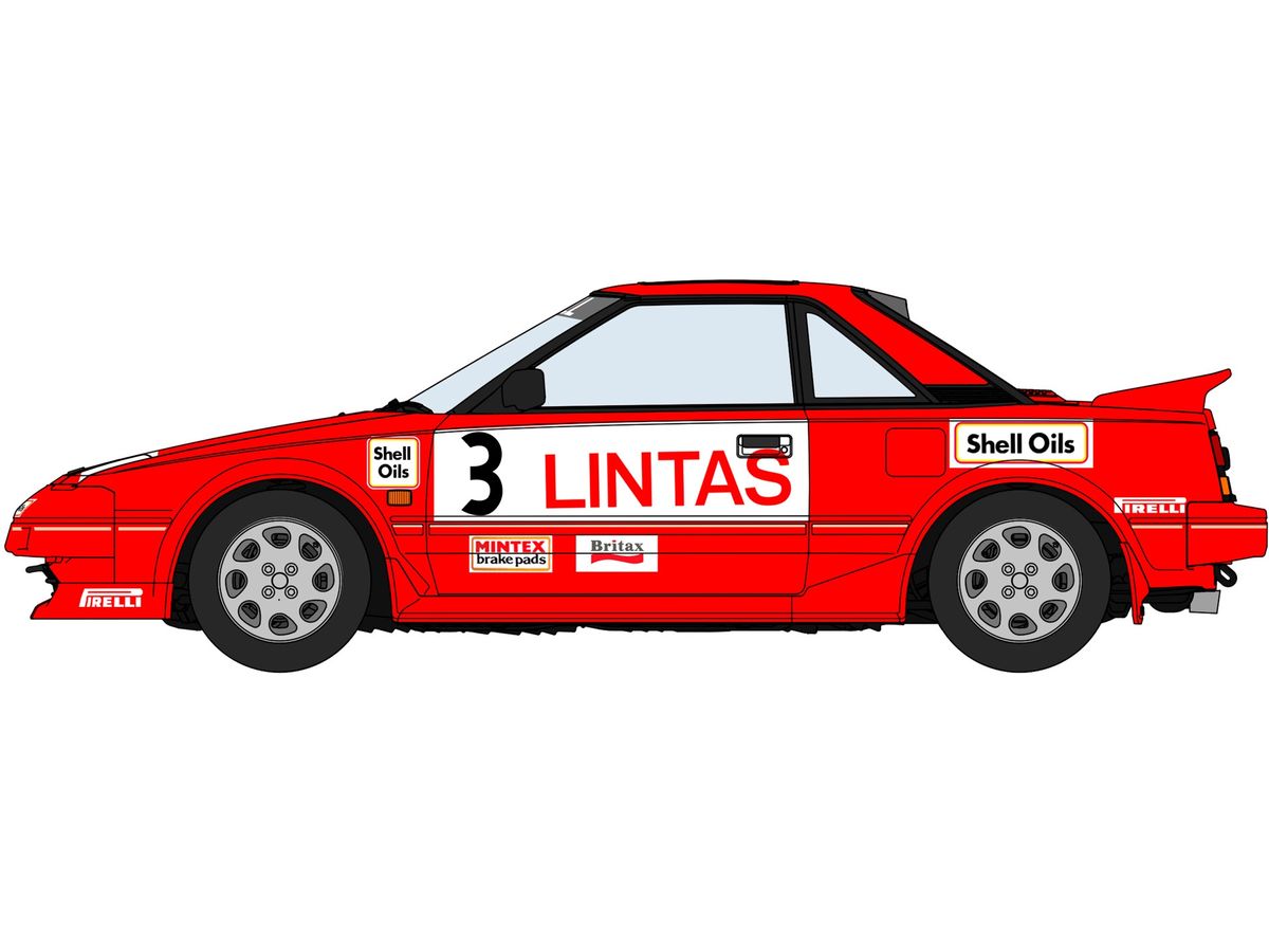 1/24 トヨタ MR2 (AW11) 後期型 1986 ラリー スプリント ウィナー 