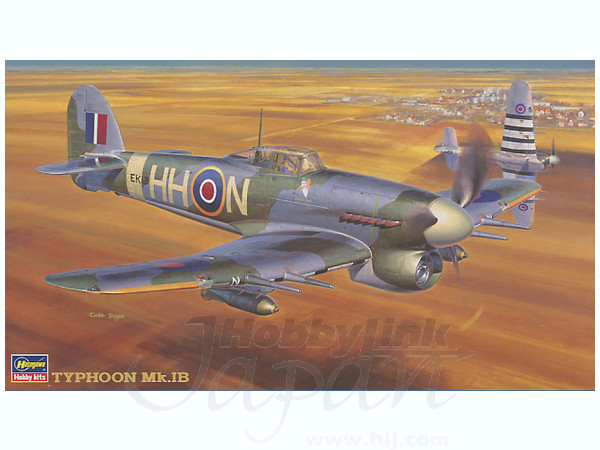 1/48 ホーカータイフーンMk.1B 完成品 ホーカー・タイフーン MK.IB イギリス軍戦闘爆撃機 ハセガワ 1