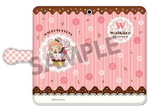 ぴくりる! マクロスデルタ 手帳型スマホケース スイートポップ