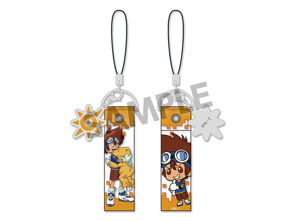 ：【デジモンアドベンチャー】グッズ「トレーディング紋章ストラップ(8個コンプ)」 デジモンアドベンチャー トレーディング紋章ストラップ 1Box 8pcs