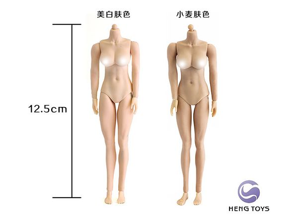 1/12 セミシームレス女性素体 ミディアムバスト ペールスキン A | HLJ 