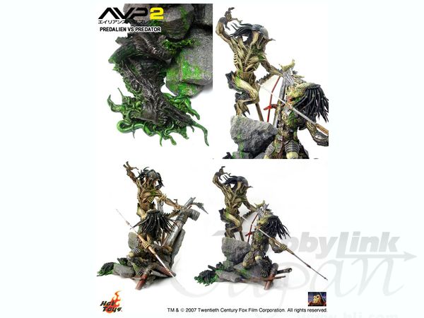 ホットトイズ プレデリアンvsプレデター AvP2 エイリアン ジオラマ 1/6 ホットトイズ プレデリアンvsプレデター AvP2 エイリアン