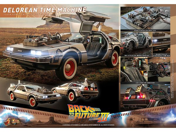 バック・トゥ・ザ・フューチャーPART3デロリアン・タイムマシン 1/6スケール Amazon.co.jp: ムービー・マスターピース バック・トゥ・ザ