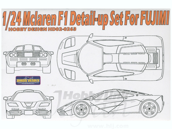 McLaren F1 & エッチングパーツ set 1/24 フジミ 未組立 1/24 マクラーレン F1 ディテールセット (フジミ用) | HLJ.co.jp