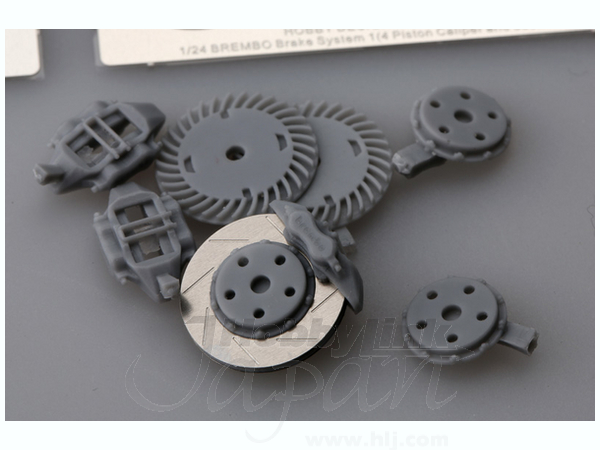 1/24 ブレンボ ブレーキセット #1 (4 ピストンキャリパー & 355mm Disc